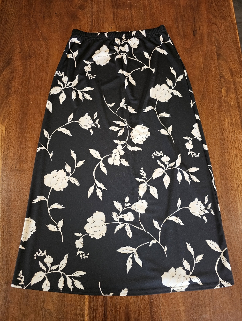 Vintage Kathie Lee Collection Maxi Skirt Floral Size 8